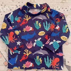 Baby Boden Like New UPF Rashguard 3-6M